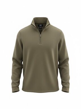Cutter & Buck Women’s Quarter-Zip Sweatshirt – XXL – Taupe